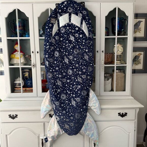 Space-Themed Starry Sleeping Bag Blanket - Picture 1 of 6